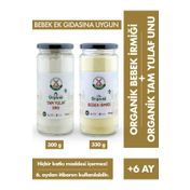 Mill More 330 gr Organik Bebek İrmiği + 300 gr Organik Tam Yulaf Unu