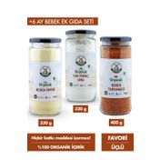 Mill More 400 gr Organik Bebek Tarhanası + 330 gr Organik Bebek İrmiği + 320 gr Organik Tam Pirinç Unu