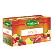 Mindivan 20'li Tropik Aromalı Karışık Süzen Poşet Meyve Çayı