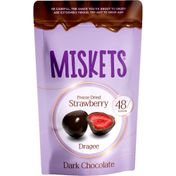 Miskets 80 gr Bitter Çikolata Kaplamali Çilek