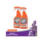 Mr. Muscle 2x750 ml Advancad Power Banyo ve Lavanta Kokulu Mutfak Temizleyici Set