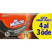 Mr. Muscle 4 x 50 gr Granül Lavabo Açıcı