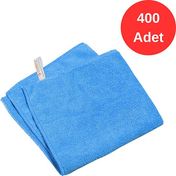 Mulpex 400'lü 40x40 cm Mavi Mikrofiber Genel Temizlik Bezi