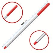 Mulpex Premium Kalite Vidalı 140 cm Kırmızı Alüminyum Eloksallı Sap