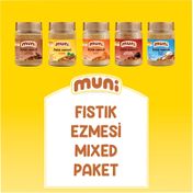Muni 5x300 gr Mixed Paket Fıstık Ezmesi