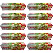 Nazenin 24x38 cm 30'lu 10 Paket Düz Kilitsiz Şeffaf Orta Boy Buzdolabı Poşeti