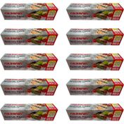 Nazenin 30x45 cm 20'li 10 Paket Düz Kilitsiz Şeffaf Büyük Boy Buzdolabı Poşeti