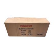 Nazenin 30x45 cm 20'li 50 Paket Düz Kilitsiz Şeffaf Büyük Boy Buzdolabı Poşeti