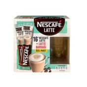 Nescafe 16'lı 17 gr Crema Latte + Latte Muge Hediyeli