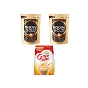 Nescafe 2'li 200 gr Gold + Nestle 500 gr Coffee Mate
