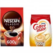 Nescafe 600 gr Classic Kahve + Nestle 500 gr Coffee Mate