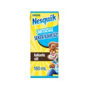 Nesquik 180 ml Laktozsuz Şekersiz Kakaolu Süt