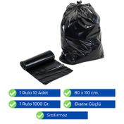 Newtechplast 1 kg Endüstriyel Kalın Jumbo Çöp Torbası