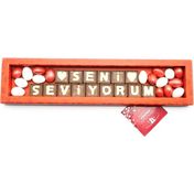 Nin Chocolate Seni Seviyorum Harf Çikolata