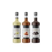 Nish 3x700 ml Çikolata + Karamel + Vanilya Aromalı Şurup