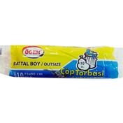 Ögem Battal Boy Çöp Torbası Siyah 75 x 90 cm