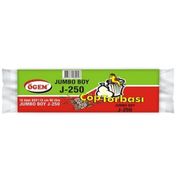 Ögem J-250 Jumbo Boy Mavi 80x110 cm 10'lu 30 Rulo Çöp Poşeti