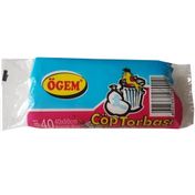 Ögem Küçük Boy 5 Adet Şeffaf 40 x 50 cm Çöp Torbası