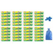 Ögem Orta Boy Mavi 55x60 cm 20'li 40 Rulo Çöp Torbası
