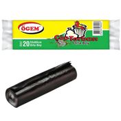 Ögem Orta Boy Siyah 50 x 20'li 55 x 60 cm Çöp Poşeti