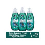 Omo 3x1480 ml Express Fresh Kötü Koku Karşıtı Beyaz ve Renkliler Sıvı Çamaşır Deterjanı