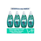 Omo 4x1480 ml Express Fresh Kötü Koku Karşıtı Beyaz ve Renkliler Sıvı Çamaşır Deterjanı