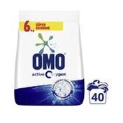 Omo 6 kg Actıve Oxygen 40 Yıkama Toz Çamaşır Deterjan