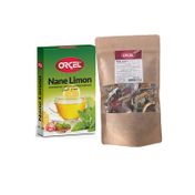 Orçel 200 gr Karışık Kök ve Bitki Kış Çayı + 200 gr Nane Limon