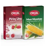 Orçel 200 gr Mısır Nişastası + 200 gr Pirinç Unu