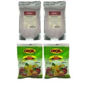 Orçel 2x300 gr Kivi + 2x300 gr Karadut Aromalı İçecek Tozu