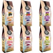 Ozeline 6'lı 250 gr Çilek + Karamel + Kivi + Mango + Muz + Böğürtlen Frappe Seti