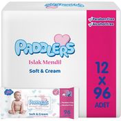 Paddlers 12x96 Yaprak Islak Mendil