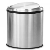 Palex 5 lt Krom Pratik Kapaklı Çöp Kovası