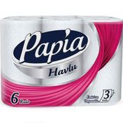 Papia 6'lı 3 Katlı Kağıt Havlu