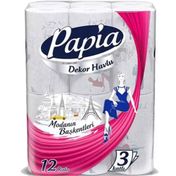 Papia Dekor 12'li Kağıt Havlu
