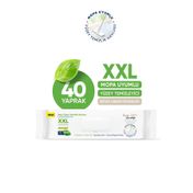Papilion 40 Geniş Yaprak Easy Clean XXL Beyaz Sabun Katkılı Naturel Formül Mopa Uyumlu Yer Temizlik Havlusu