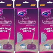 Parex 3 Adet Wondero Yedek Paspas Mop