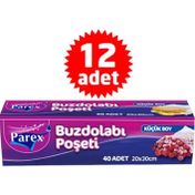 Parex Küçük Boy 12'li Buzdolabı Poşeti