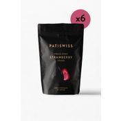 Patiswiss 6x80 gr Bitter Çikolatalı Çilek Draje