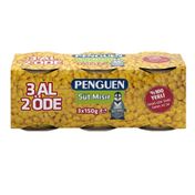 Penguen 3x150 gr Konserve Süt Mısır