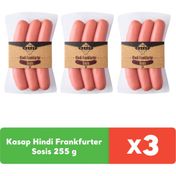 Pınar 3x255 gr Kasap Hindi Frankfurter Sosis