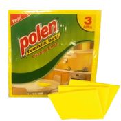 Polen 35x35 cm 2x3'lü Sarı Temizlik Bezi