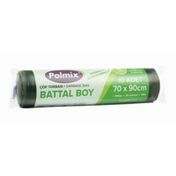 Polmix Çöp Poşeti Battal Boy 140 gr 70 X 90  Siyah