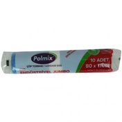 Polmix Eko Endüstriyel 80x110 cm 400 gr Mavi 10 Paket Jumbo Çöp Torbası