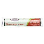Polmix End Jumbo Boy 80x110 cm 200 Adet 8 kg Siyah Çöp Poşeti