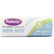Polmix Mini Boy 3x50 Adet Şeffaf 40 x 50 cm Çöp Torbası