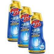 Porçöz 3x900 ml Premıum Yoğun Kıvamlı Jel Bulaşık Makine Deterjanı