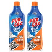 Porçöz Ekstra Güçlü 2x1 lt Yağ Çözücü Çamaşır Suyu Katkılı