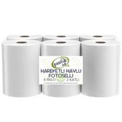 Pratiksoft 6'li Fotoselli Hareketli Kağıt Havlu