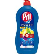 Pril 1350 gr Power Limon Kokulu 5+ Yağ Çözme Etkili Elde Yıkama Sıvı Bulaşık Deterjanı